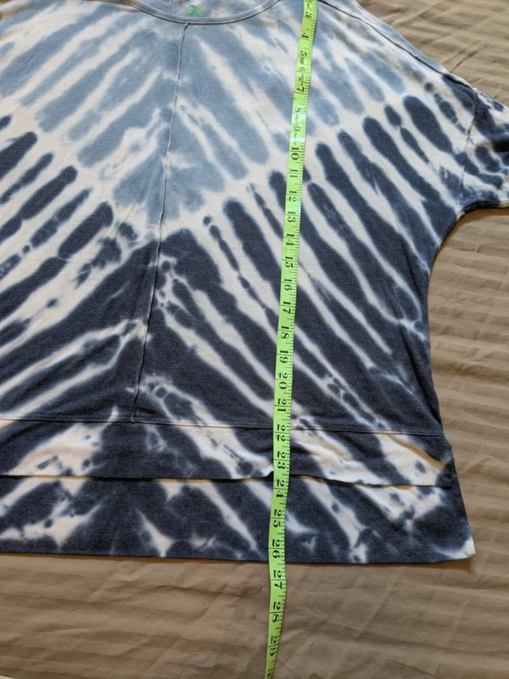 Green Tea Relaxed Fit Tie Dye T-shirt Size X-Large - Picture 4 of 6